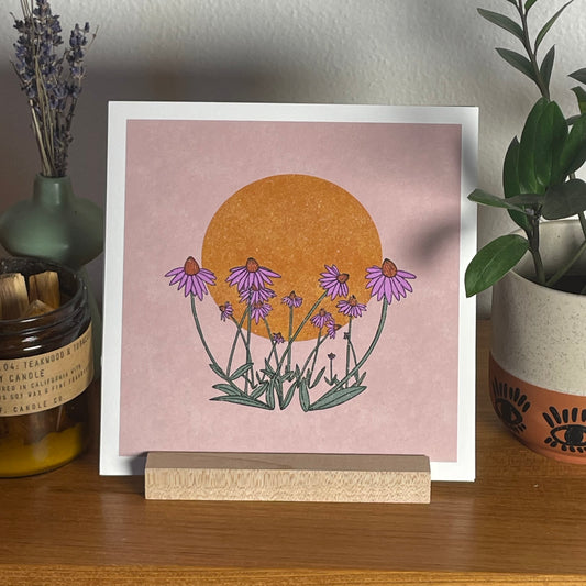 Coneflower 8x8" Fine Art Flower Print